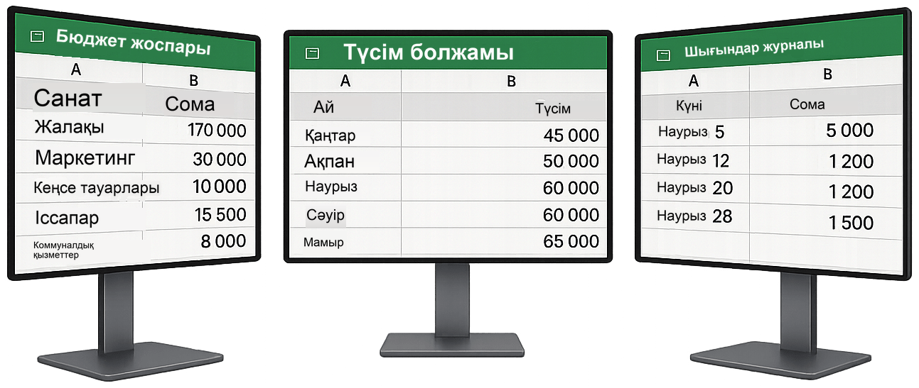 Excel бағдарламасынан IBM Planning Analytics - Excel электрондық кестесіне көшу