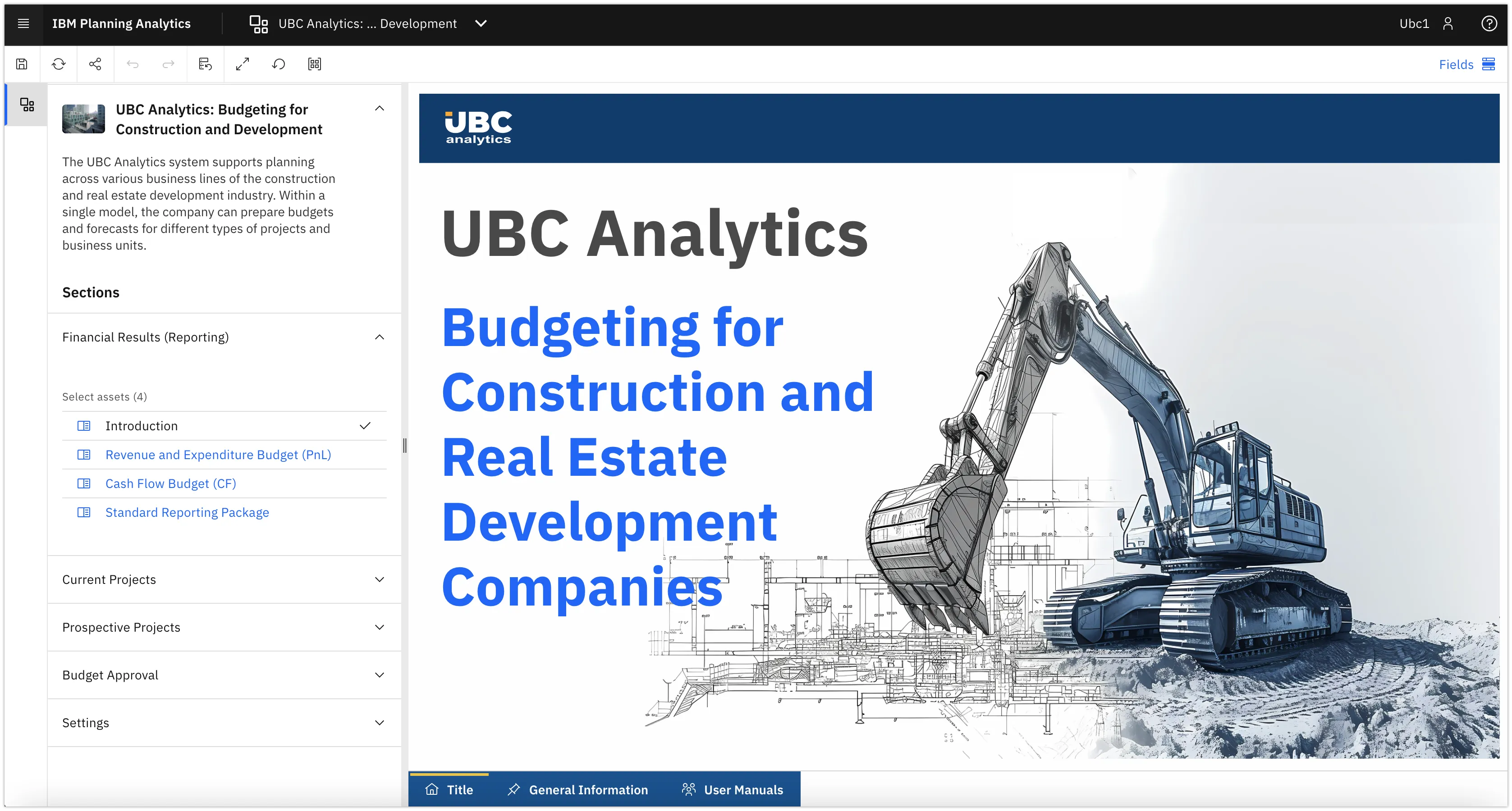 IBM Planning Analytics Application
